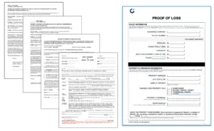 Proof of Loss Forms and Information
